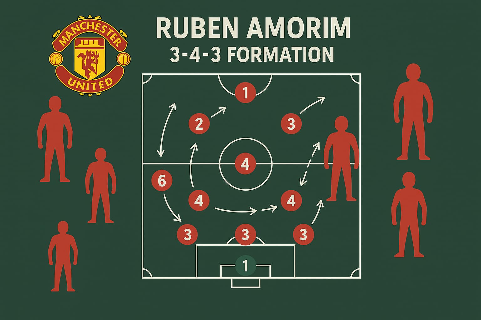 Formasi Amorim’s mendebarkan 3-4-2-1 untuk musim 2025/26