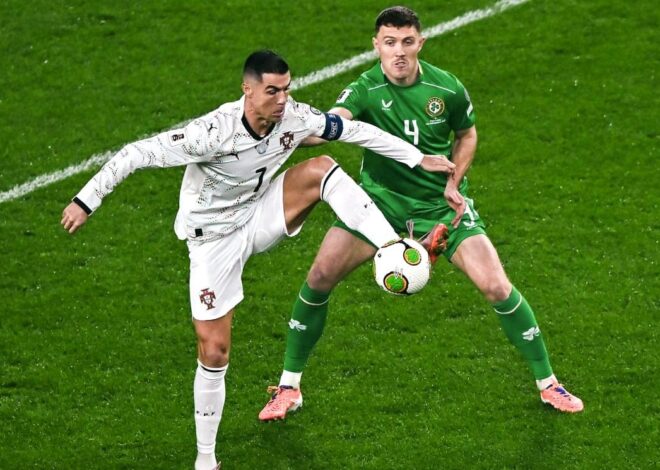 Siku ke Bek Irlandia dan Kartu Merah, Ronaldo Tetap Aman untuk Piala Dunia