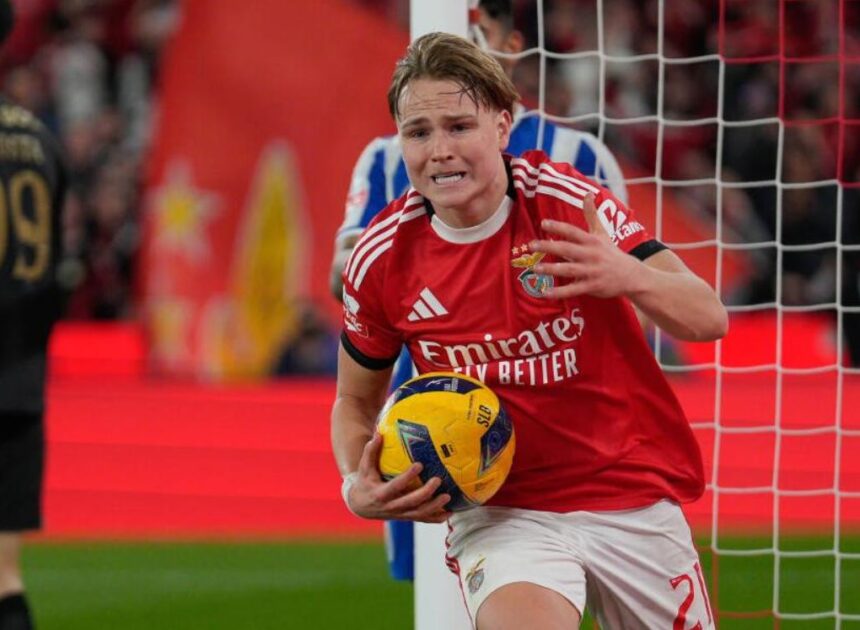 Siapakah Andreas Schjelderup? Bintang Muda Benfica yang Dua Kali Dikejar Liverpool