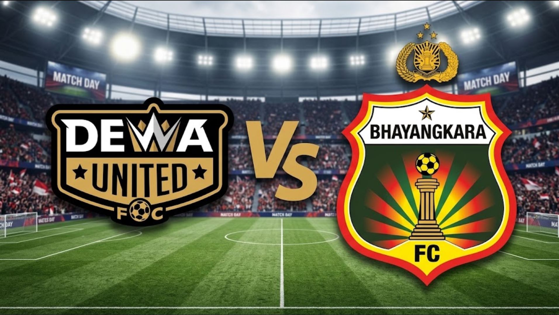 Empat Gol Tercipta, Dewa United Selamat dari Kekalahan atas Bhayangkara